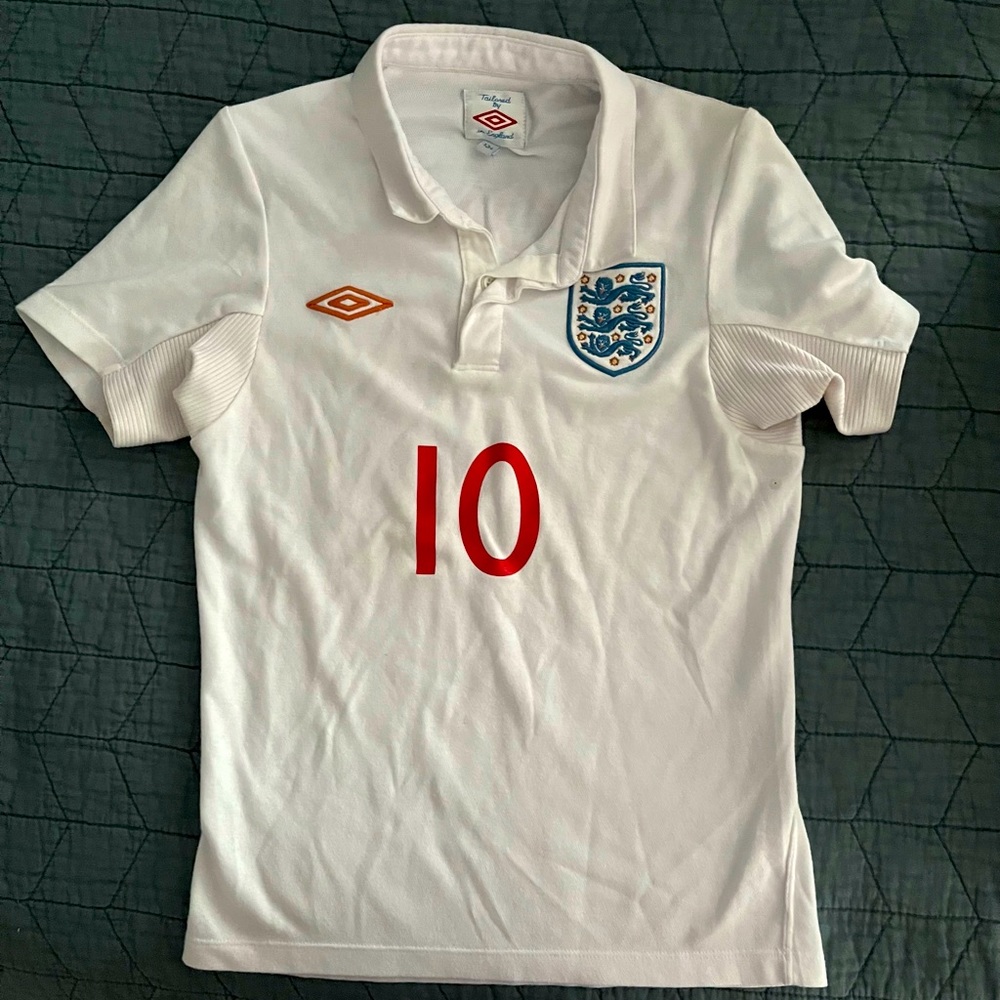 Wayne Rooney #10 footie shirt boys S-M